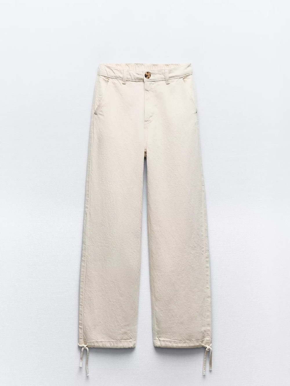 ZARA HIGH WAIST Z1975 DRAWSTRING CUFF JOGGER
PANTS medium